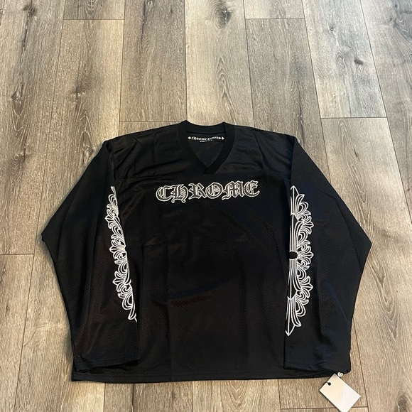 Chrome Black Long Sleeve Jersey